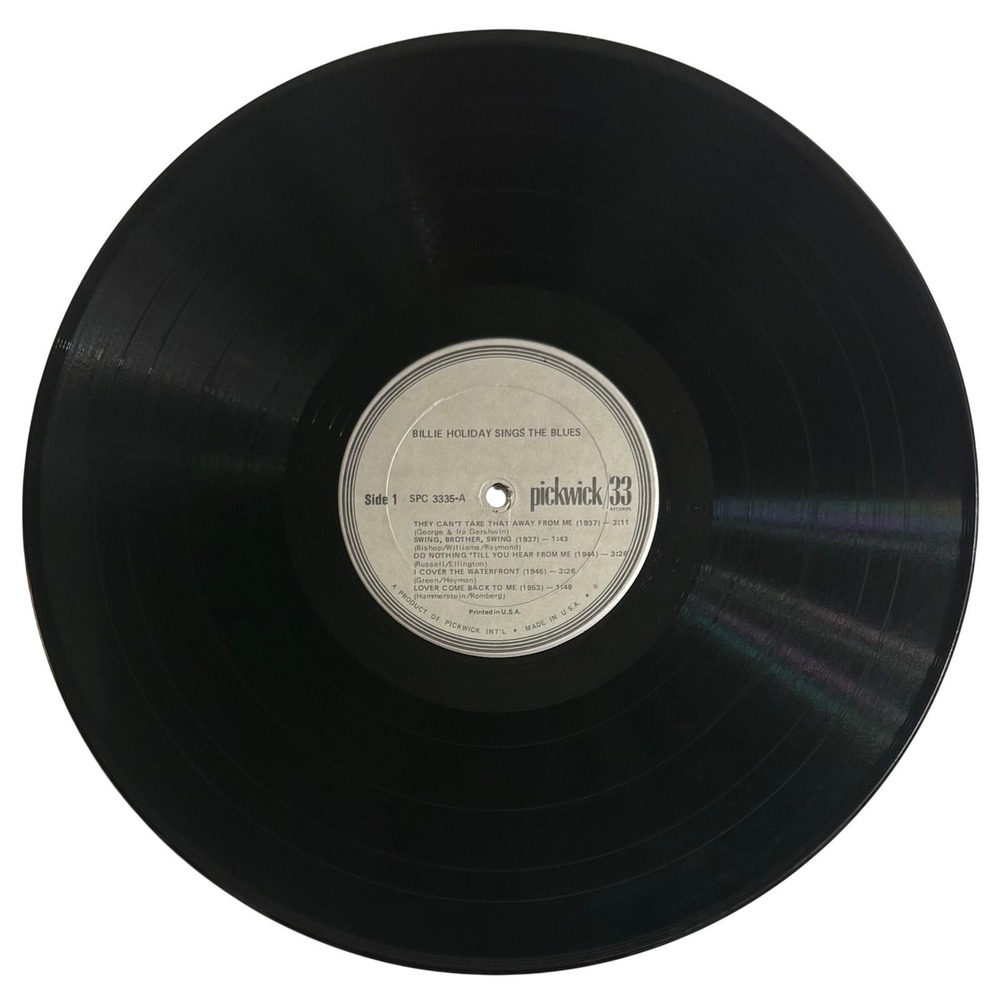 Billie Holiday Sings the Blues Vinyl LP Pickwick SPC-3335 Jazz Blues Record - Picture 2 of 4